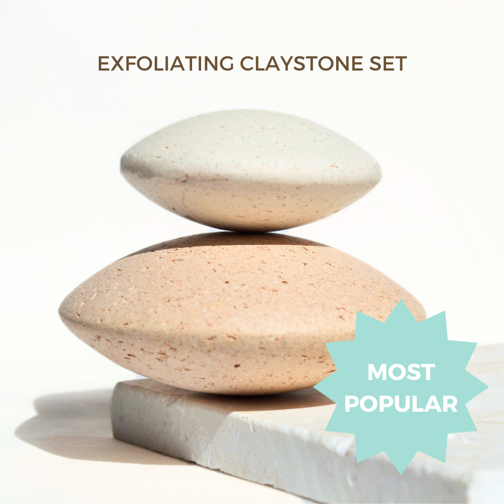 Pryshan Exfoliating Clay Stone Set – www.pryshan.com