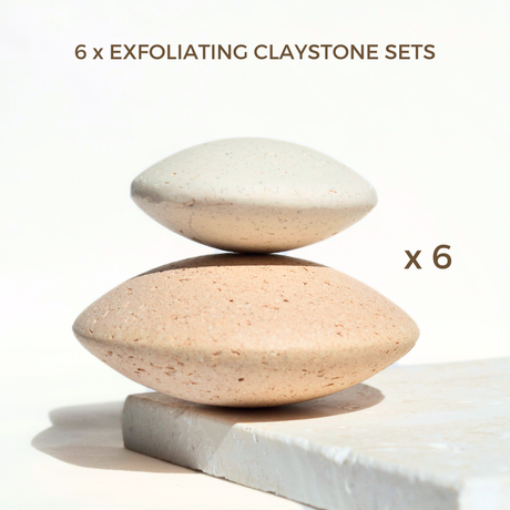 6 PC Clay Stone Sets