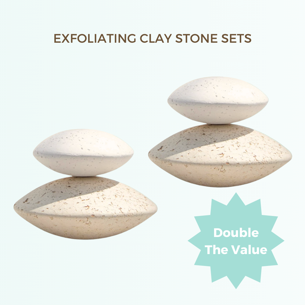 Buy One Get One Set Free - Exfoliating Clay Stones